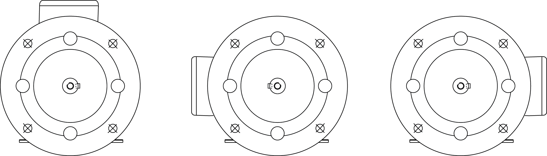 Brook Crompton terminal box positions B35 0525