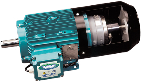 BROOK CROMPTON THREE PHASE BRAKE MOTORS DC or AC